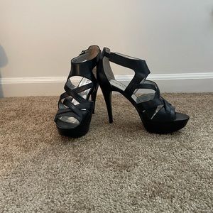 Criss-Cross Open Toe Guess Stiletto Heels